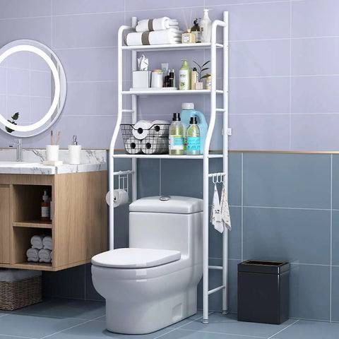Estante Organizador De Baño 3 Niveles Blanco