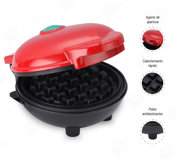 Mini Waflera Eléctrica