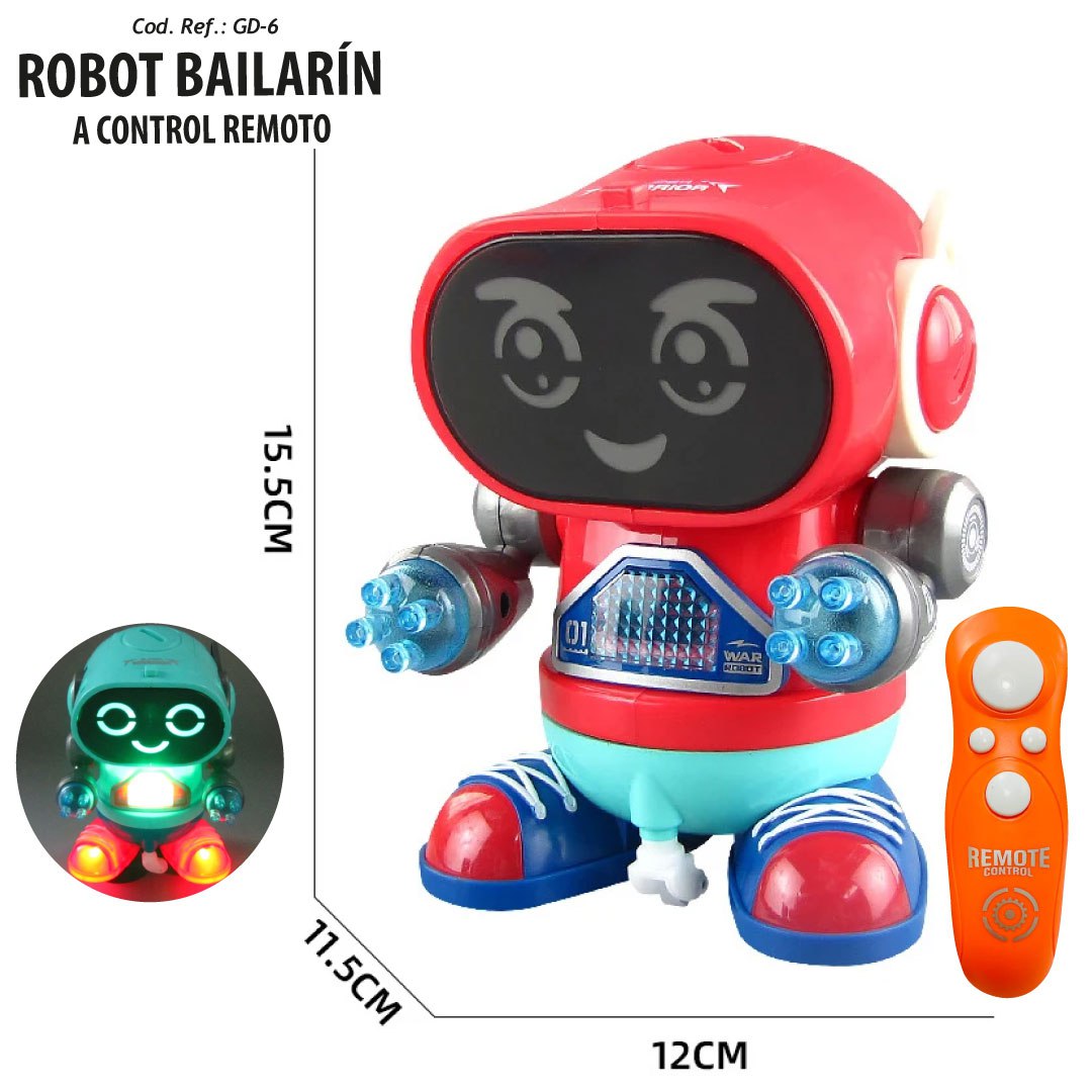 Robot bailarín a control remoto