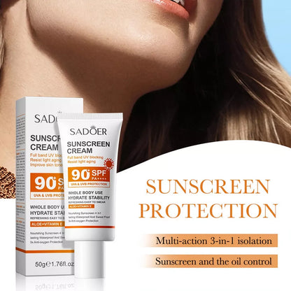 Protector Solar SPF90 vitamina E y Aloe