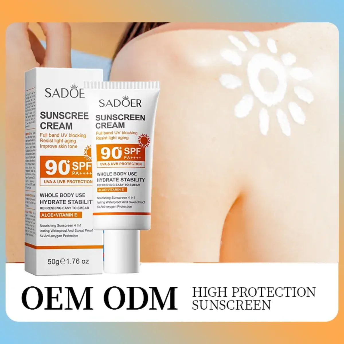 Protector Solar SPF90 vitamina E y Aloe