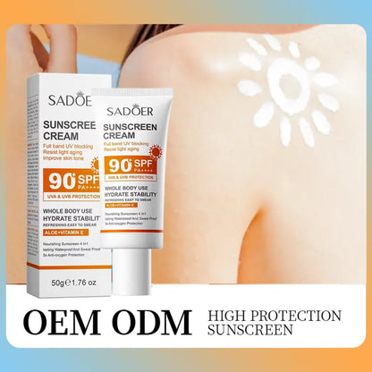 Protector Solar SPF90 vitamina E y Aloe