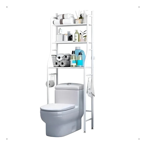 Estante Organizador De Baño 3 Niveles Blanco