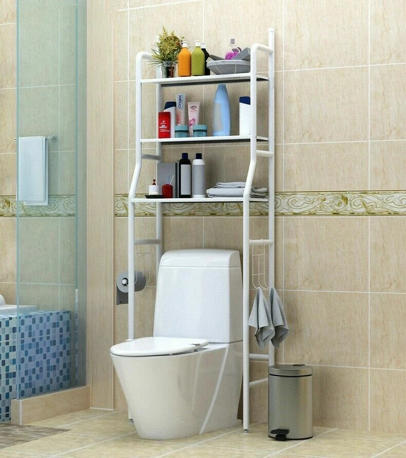 Estante Organizador De Baño 3 Niveles Blanco